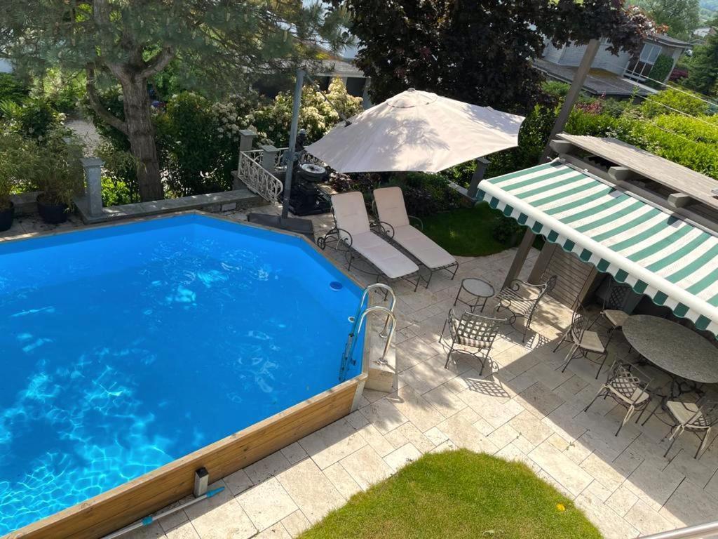 Villa Musica - Studio, Ruhig, Diskret,Mit Grossem Privatem Sitzplatz Lenzburg Exterior foto